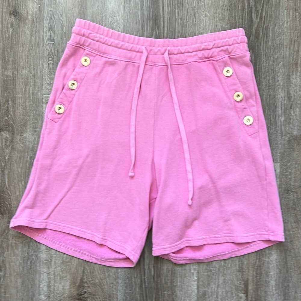 DEREK Lam 10 Crosby Indya Sailor Button Shorts Pink Lady
